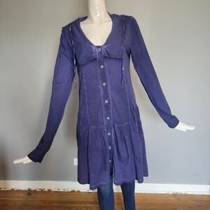Yest Overdyed Longline Cardigan, VGUC, Size 8